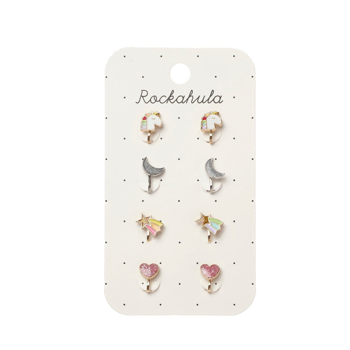 Rockahula | Clip-Ohrringe Rainbow Unicorn