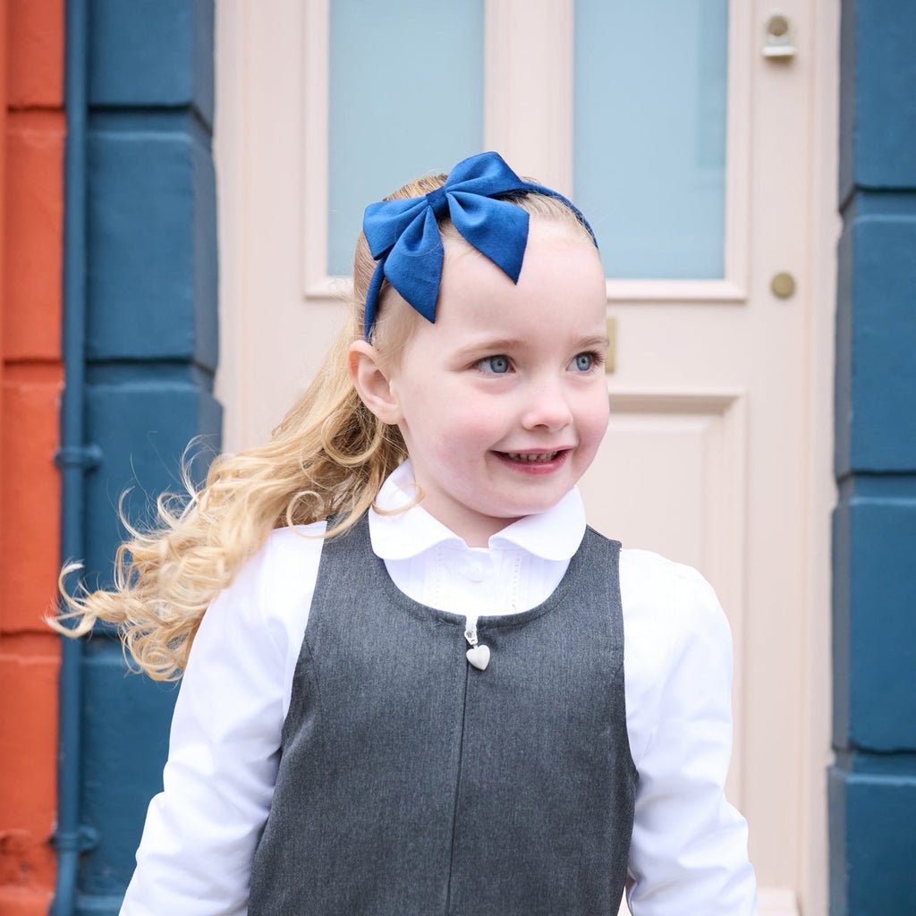 Rockahula Kids | Haarreif | Velvet Bow Blue