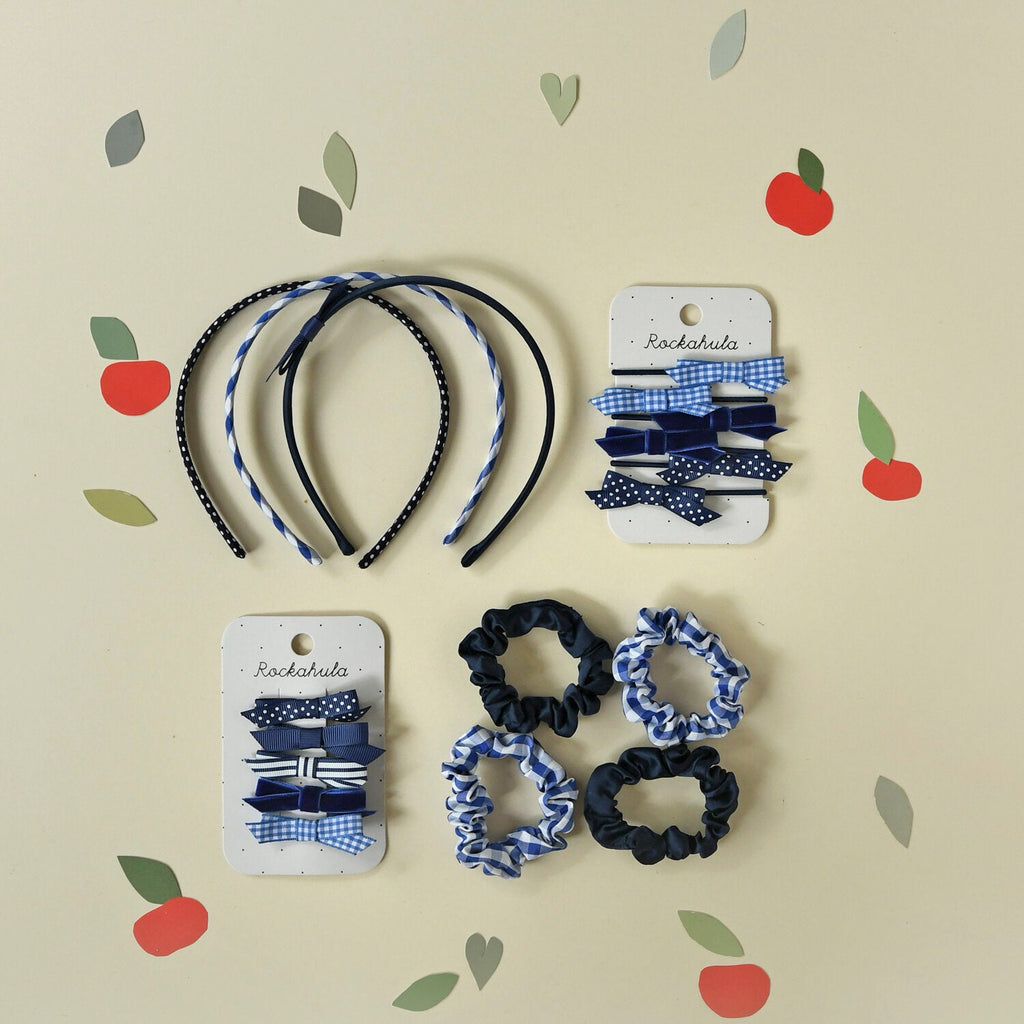Rockahula Kids | Haarclips | School Bow Blue
