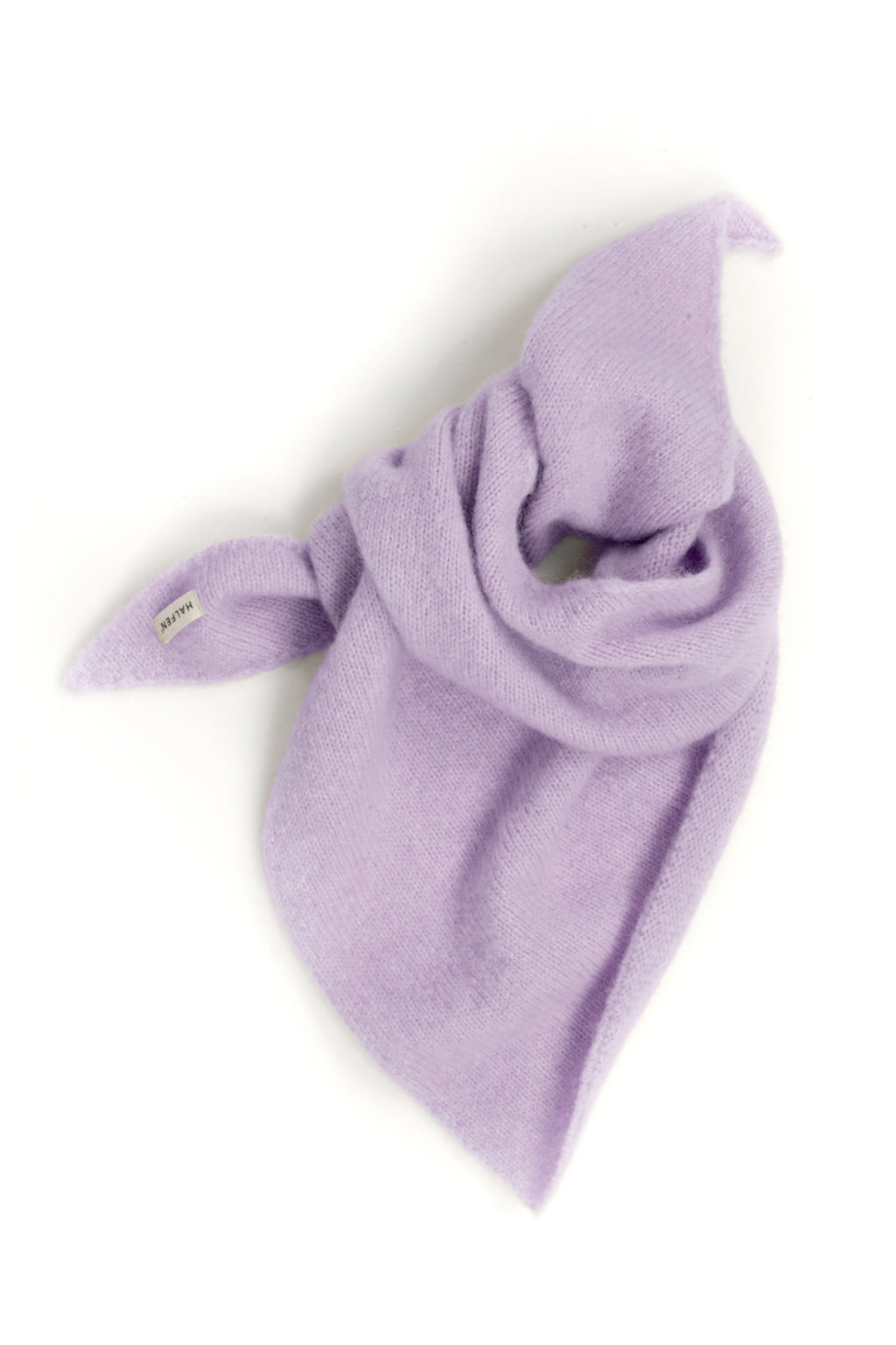 Halfen | Flauschiges Dreieckstuch - Merino, Alpaka & Seide