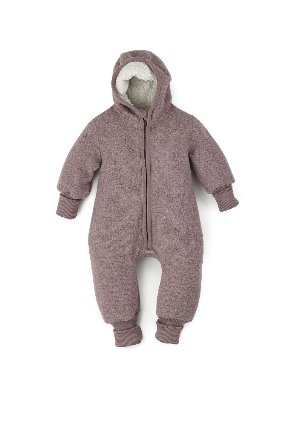 Halfen | Wollwalk Overall mit Teddy-Kapuze und Bündchen
