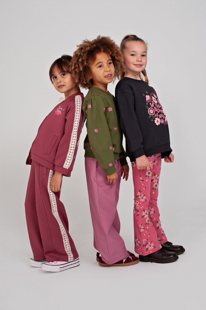 Jubel | sportliche Hose - Moon Flowers