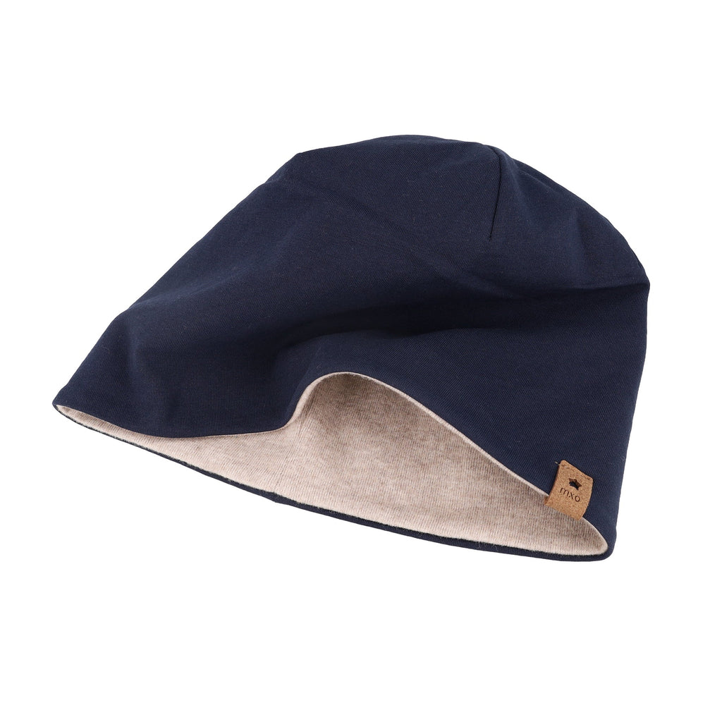 maximo | Kids Wende-Beanie – Baumwolljersey