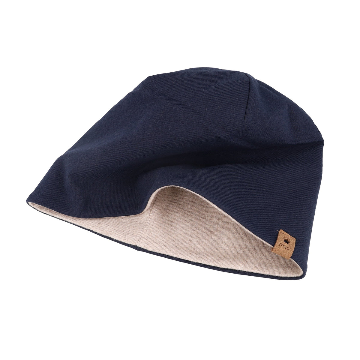 maximo | Kids Wende-Beanie – Baumwolljersey