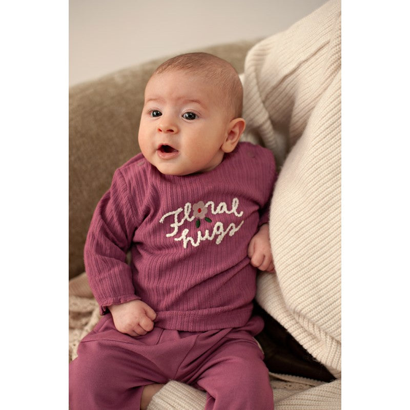 Feetje | Geripptes Longsleeve – Afternoon Tea