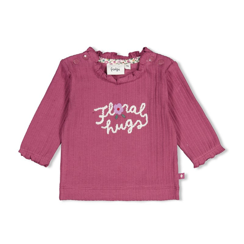 Feetje | Geripptes Longsleeve – Afternoon Tea