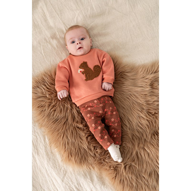 Feetje | Gerippte Legging – Forest Garden