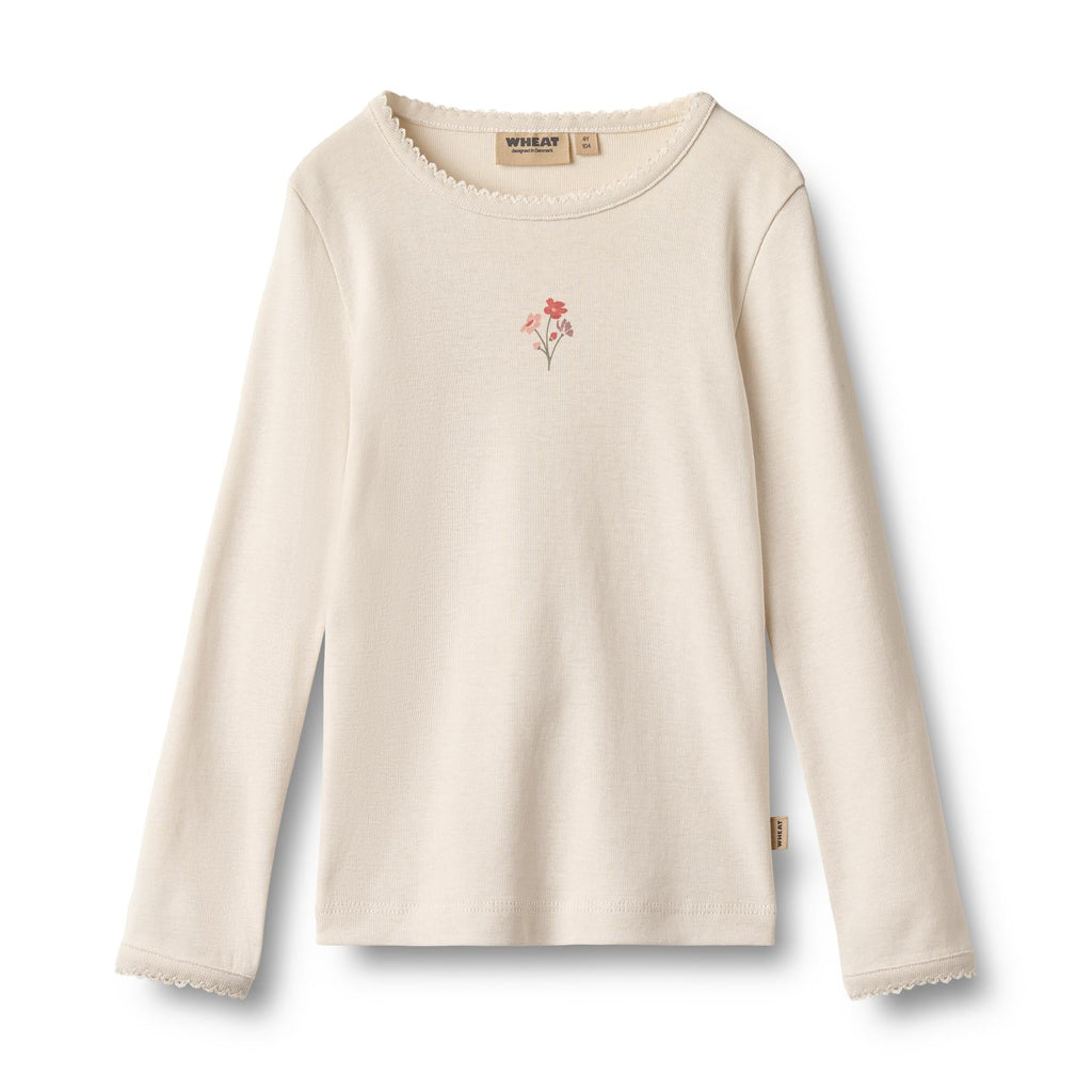 Wheat | T-shirt L/S Print Belis