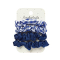Rockahula Kids | Scrunchies - School Check & Satin Blue