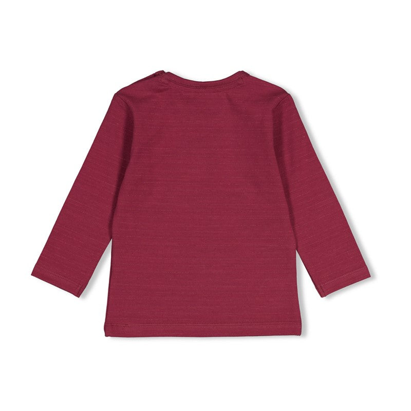 Feetje | Ringel-Longsleeve mit Glitzergarn – Moon Flower