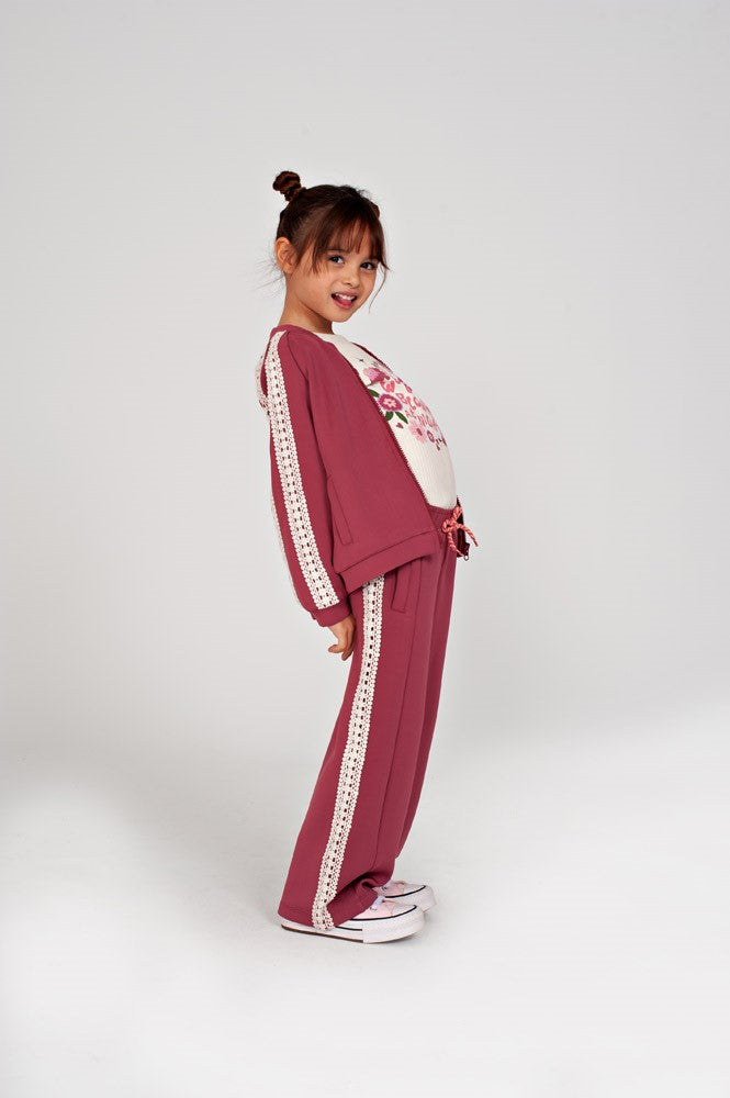 Jubel | sportliche Hose - Moon Flowers