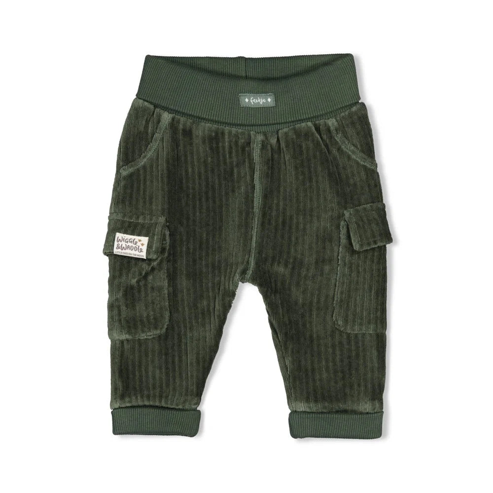 Feetje | gerippte Samthose - Wiggle and Waddle