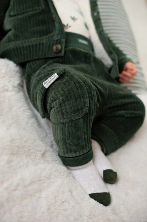 Feetje | gerippte Samthose - Wiggle and Waddle