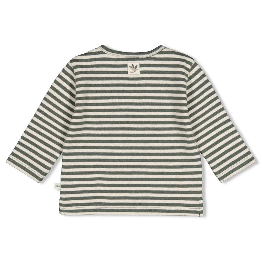 Feetje | geripptes Ringel-Langarmshirt - Wiggle and Waddle
