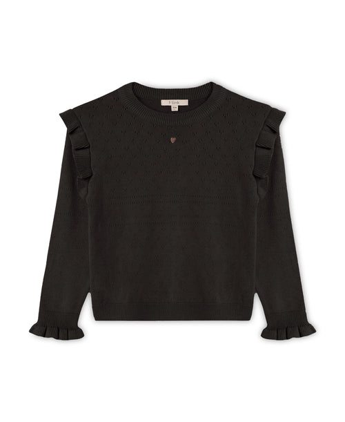 Fliink | Pointelle-Strickbluse Fame
