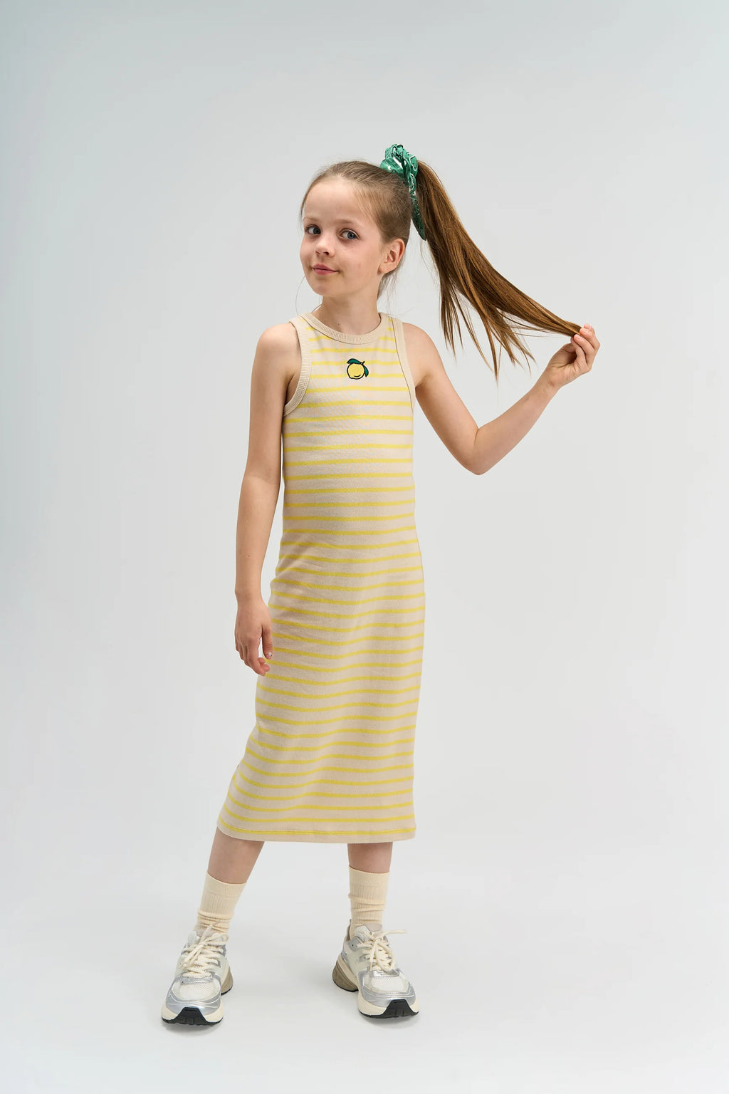 THE NEW | Kleid - Streifen & Zitrone